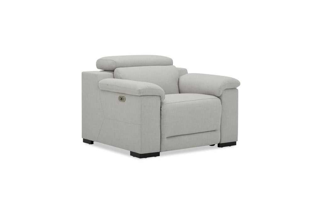 DANTE 1 SEATER FABRIC LIGHT GREY