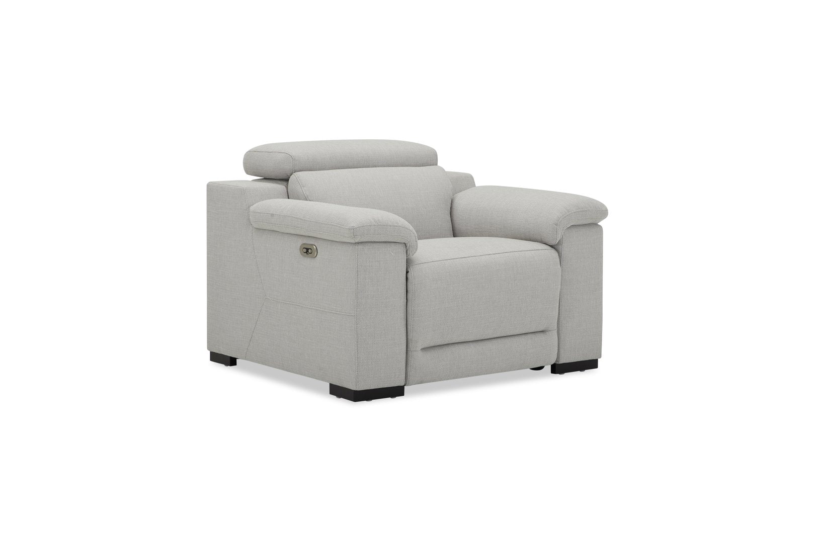 DANTE 1 SEATER FABRIC LIGHT GREY