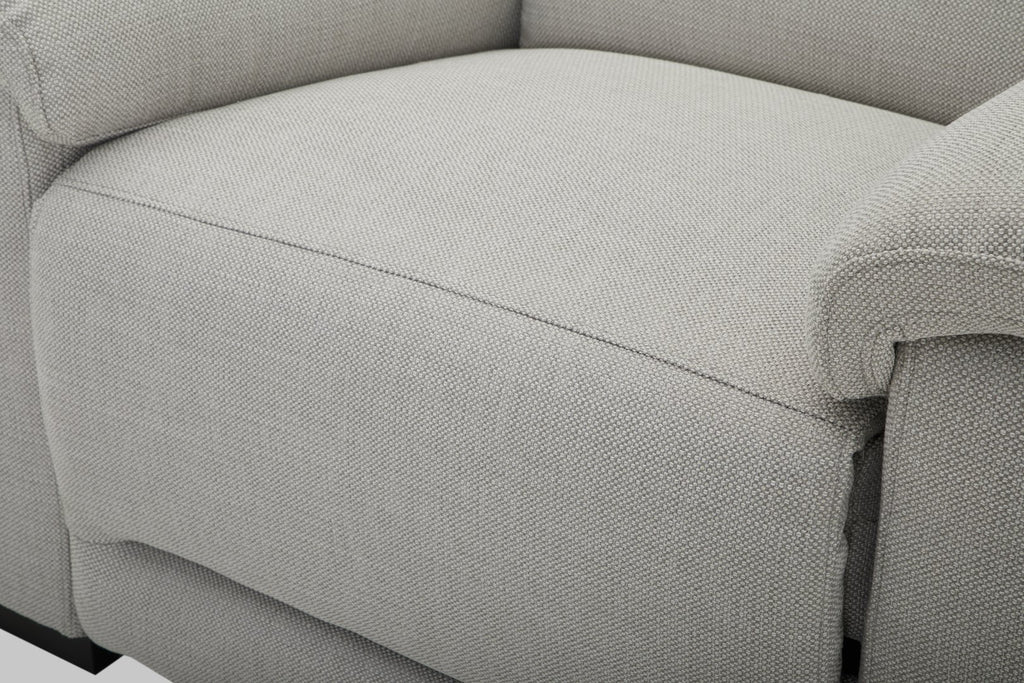 DANTE 1 SEATER FABRIC LIGHT GREY