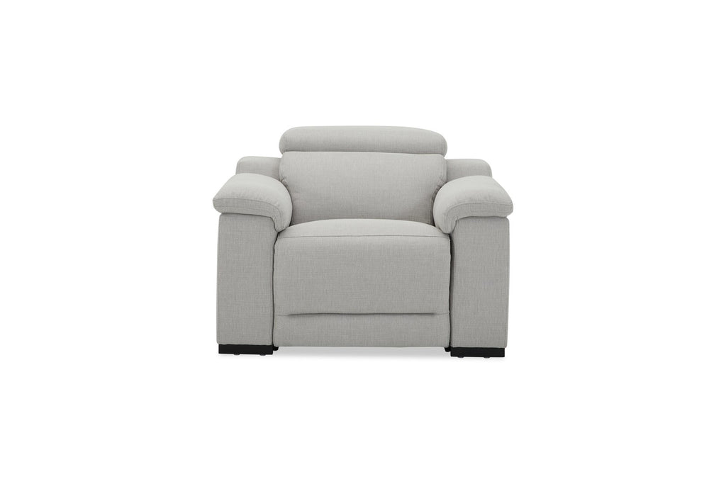DANTE 1 SEATER FABRIC LIGHT GREY