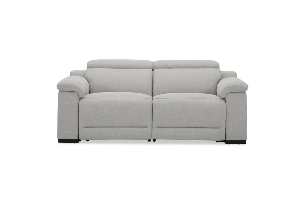 Dante 2 seater fabric light grey