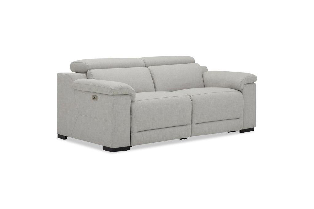 Dante 2 seater fabric light grey