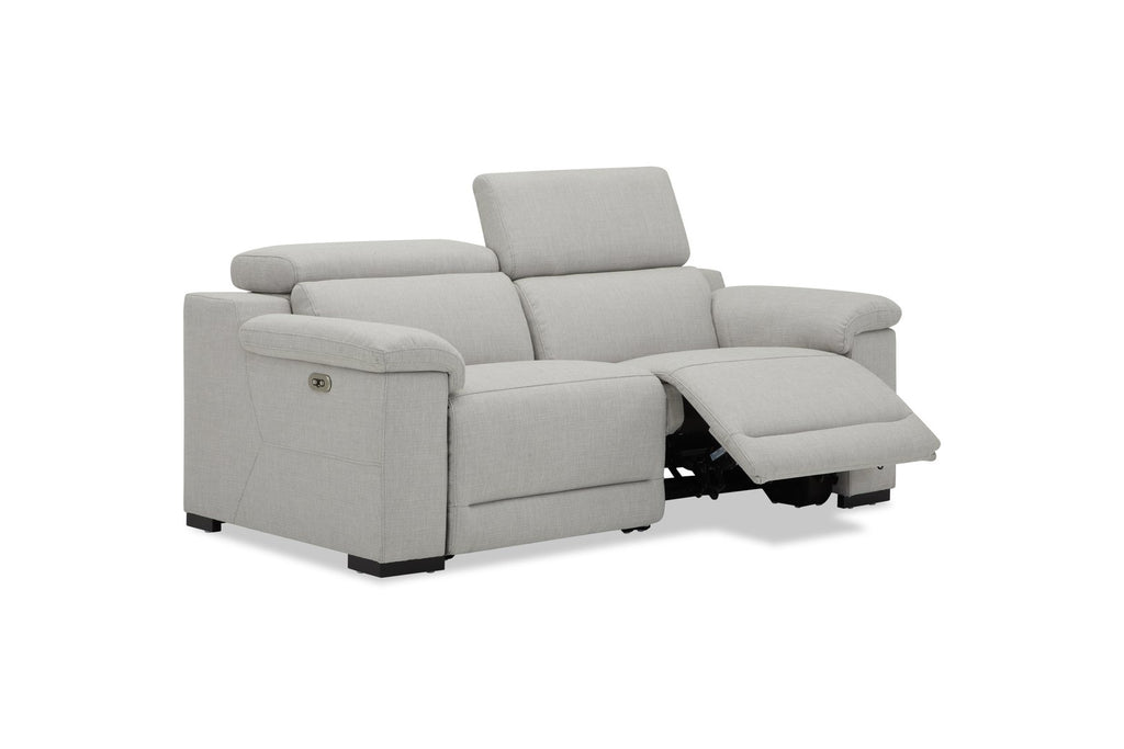 Dante 2 seater fabric light grey