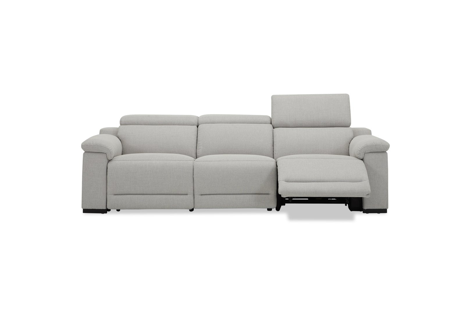 DANTE 3 SEATER FABRIC LIGHT GREY