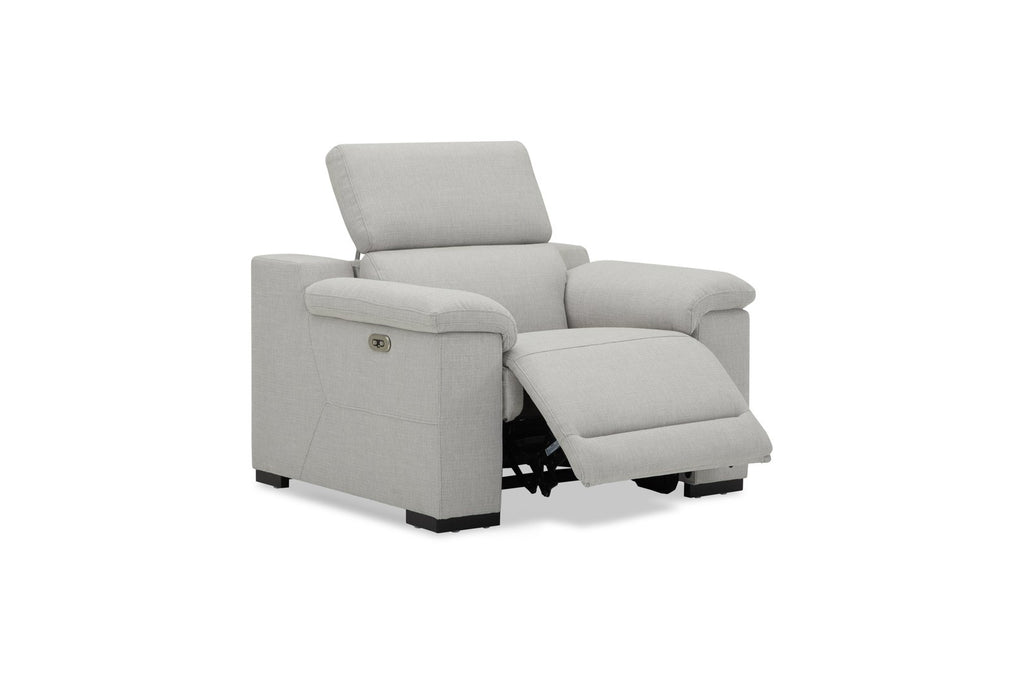 DANTE 1 SEATER FABRIC LIGHT GREY