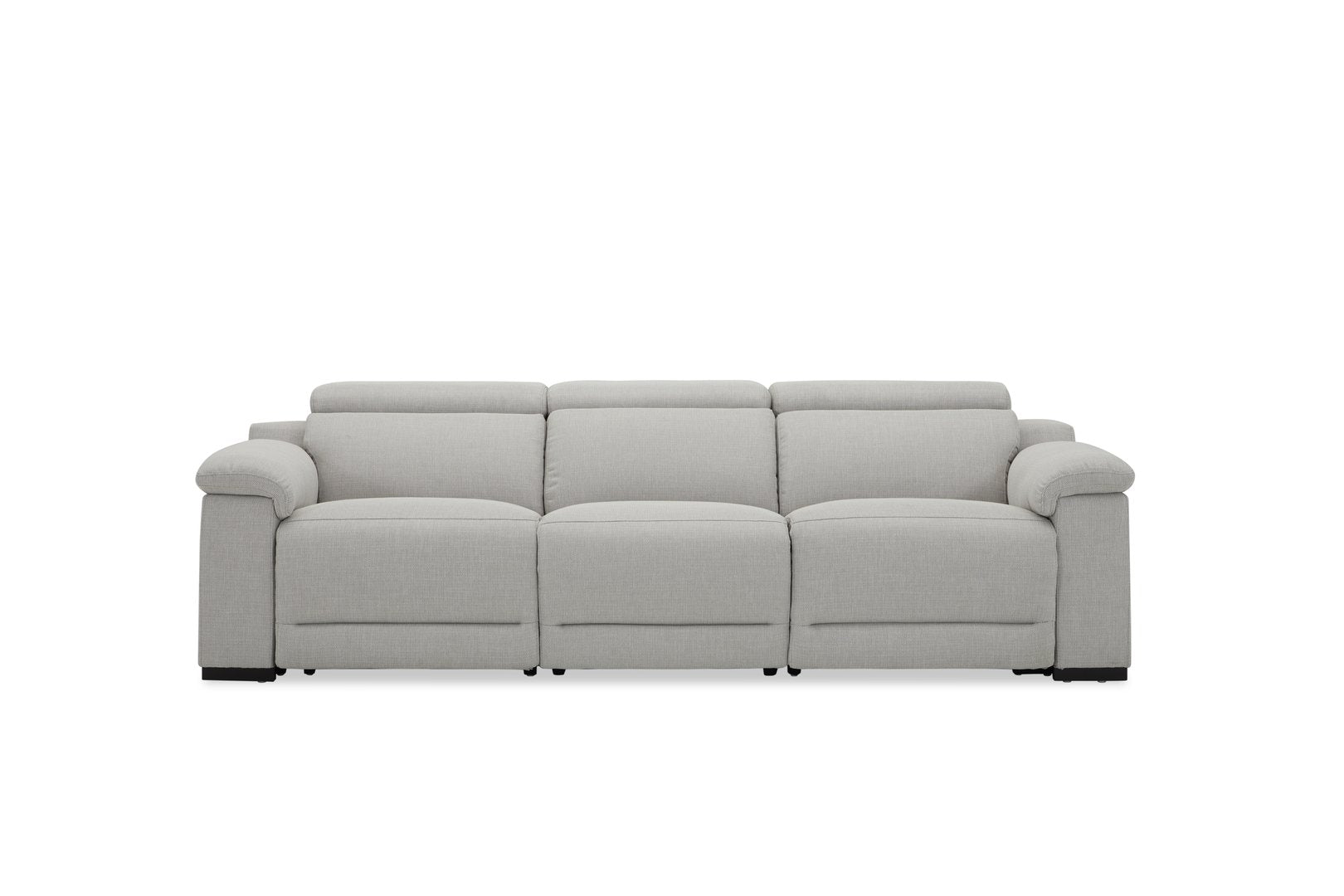 DANTE 3 SEATER FABRIC LIGHT GREY