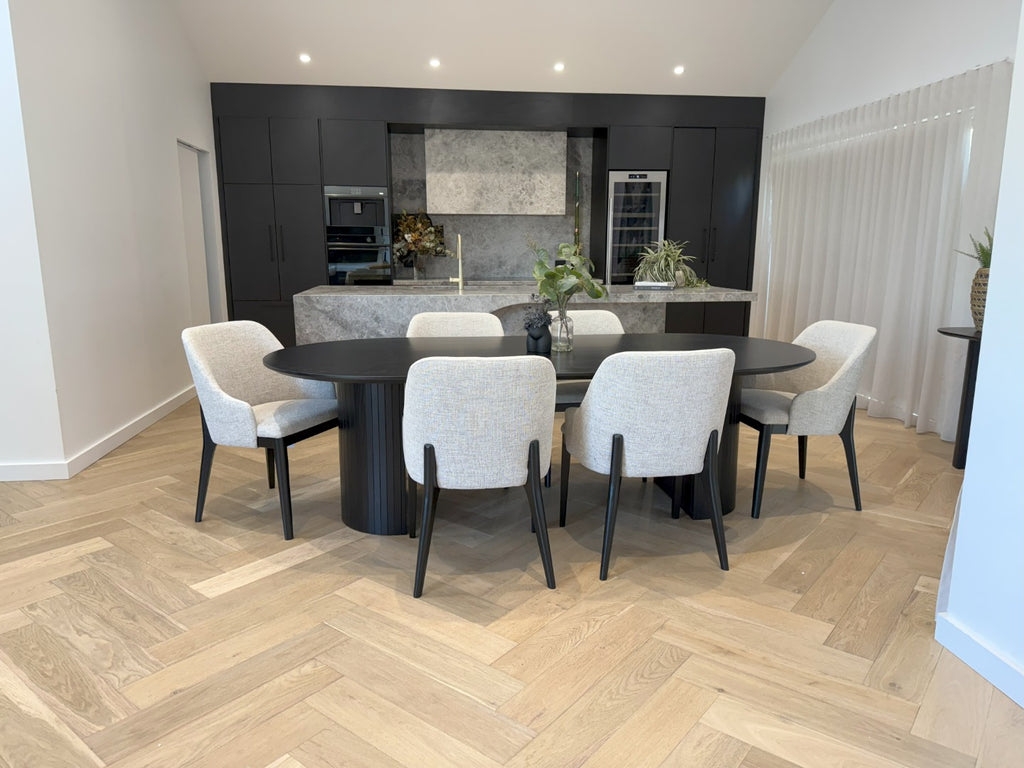 Positano Black Dining Table