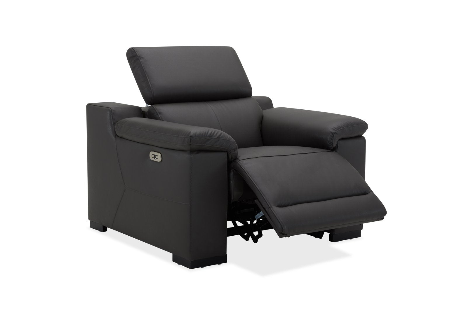DANTE 1 SEATER LEATHER BLACK