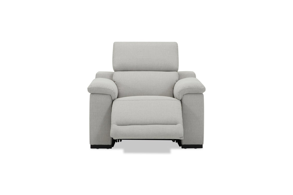 DANTE 1 SEATER FABRIC LIGHT GREY