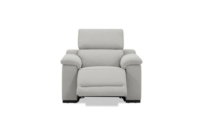 Dante 1 Seater Fabric Light Grey