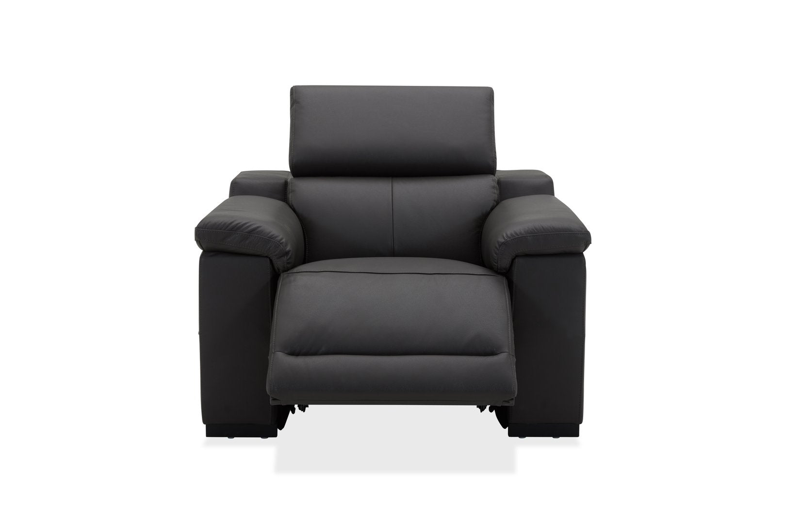 DANTE 1 SEATER LEATHER BLACK