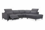 FLAIR 2.5 SEATER CHAISE FABRIC CHARCOAL
