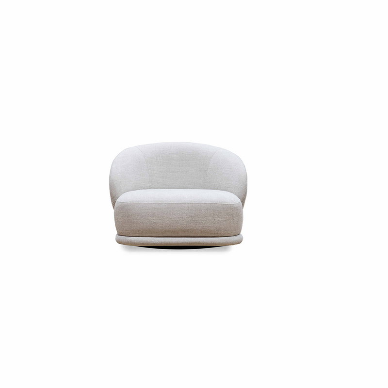 Fleur Swivel Chair Beige