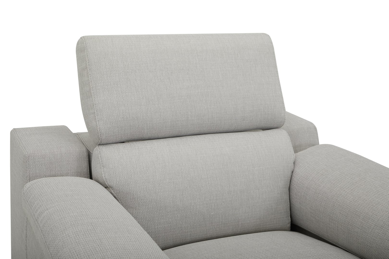 DANTE 1 SEATER FABRIC LIGHT GREY