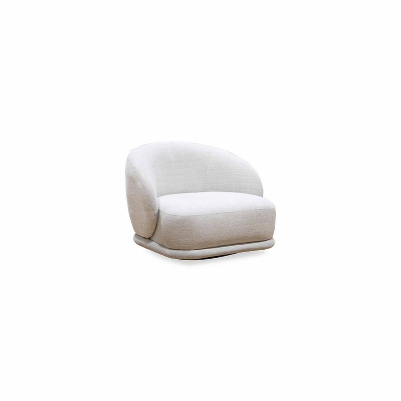 Fleur Swivel Chair Beige