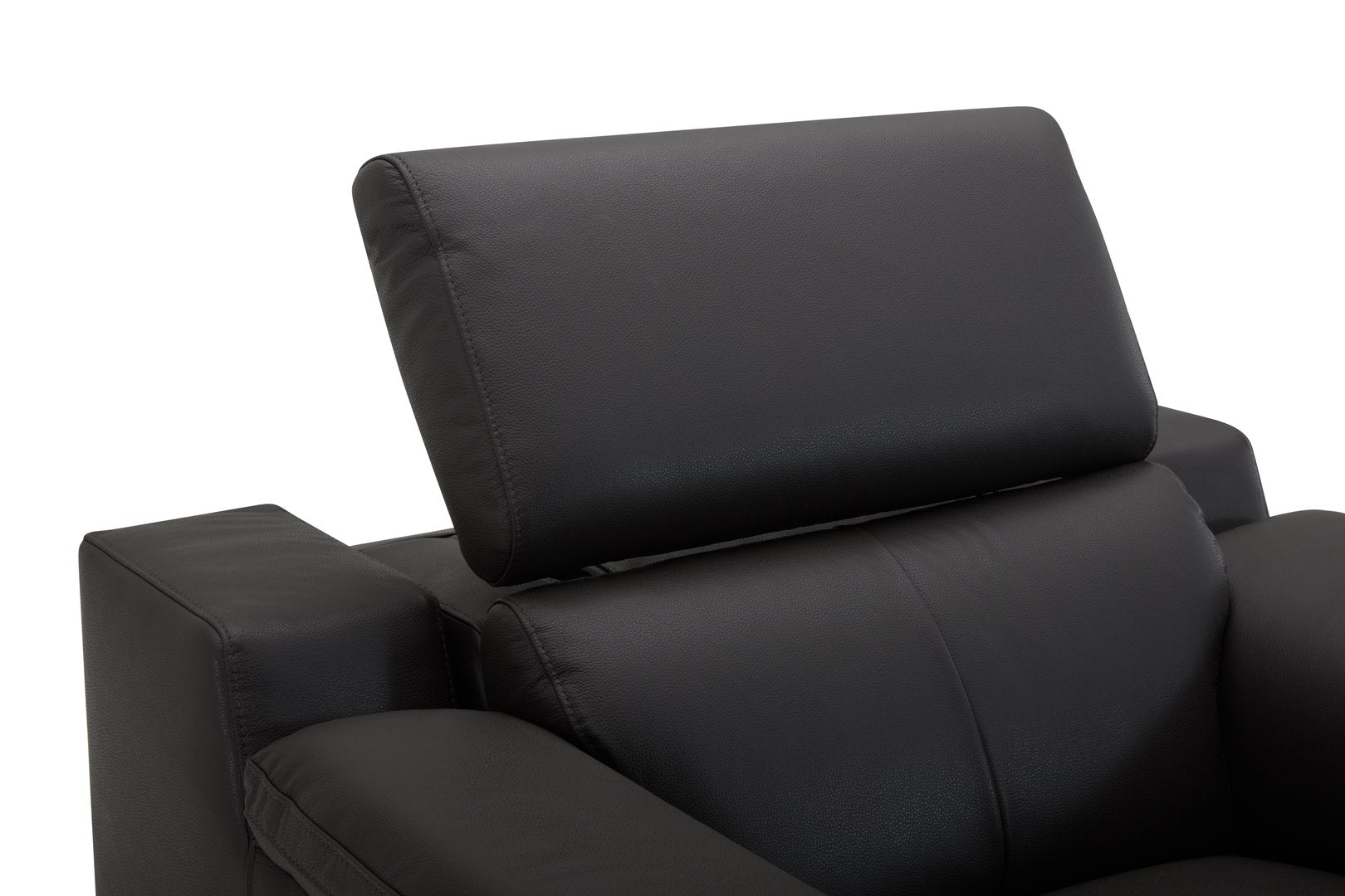 DANTE 1 SEATER LEATHER BLACK
