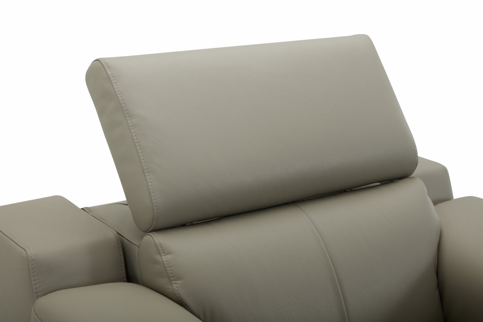 DANTE 1 SEATER LEATHER LIGHT GREY