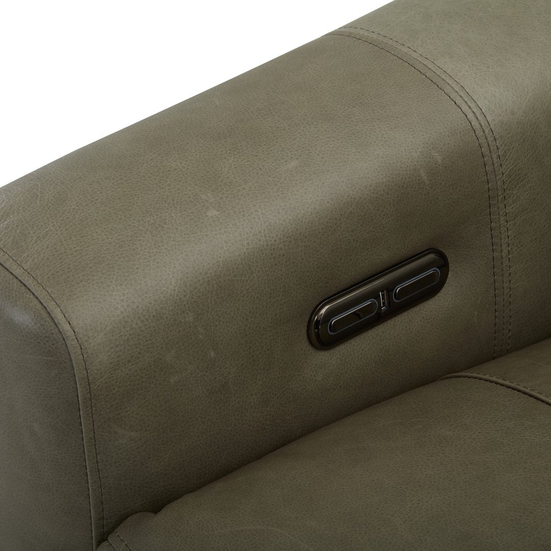 Milano Sofa Vintage Forest Dakota Leather
