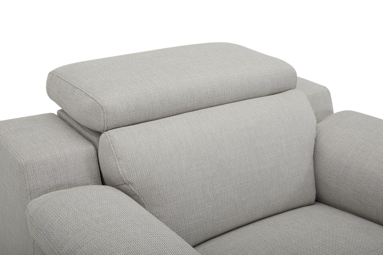 DANTE 1 SEATER FABRIC LIGHT GREY