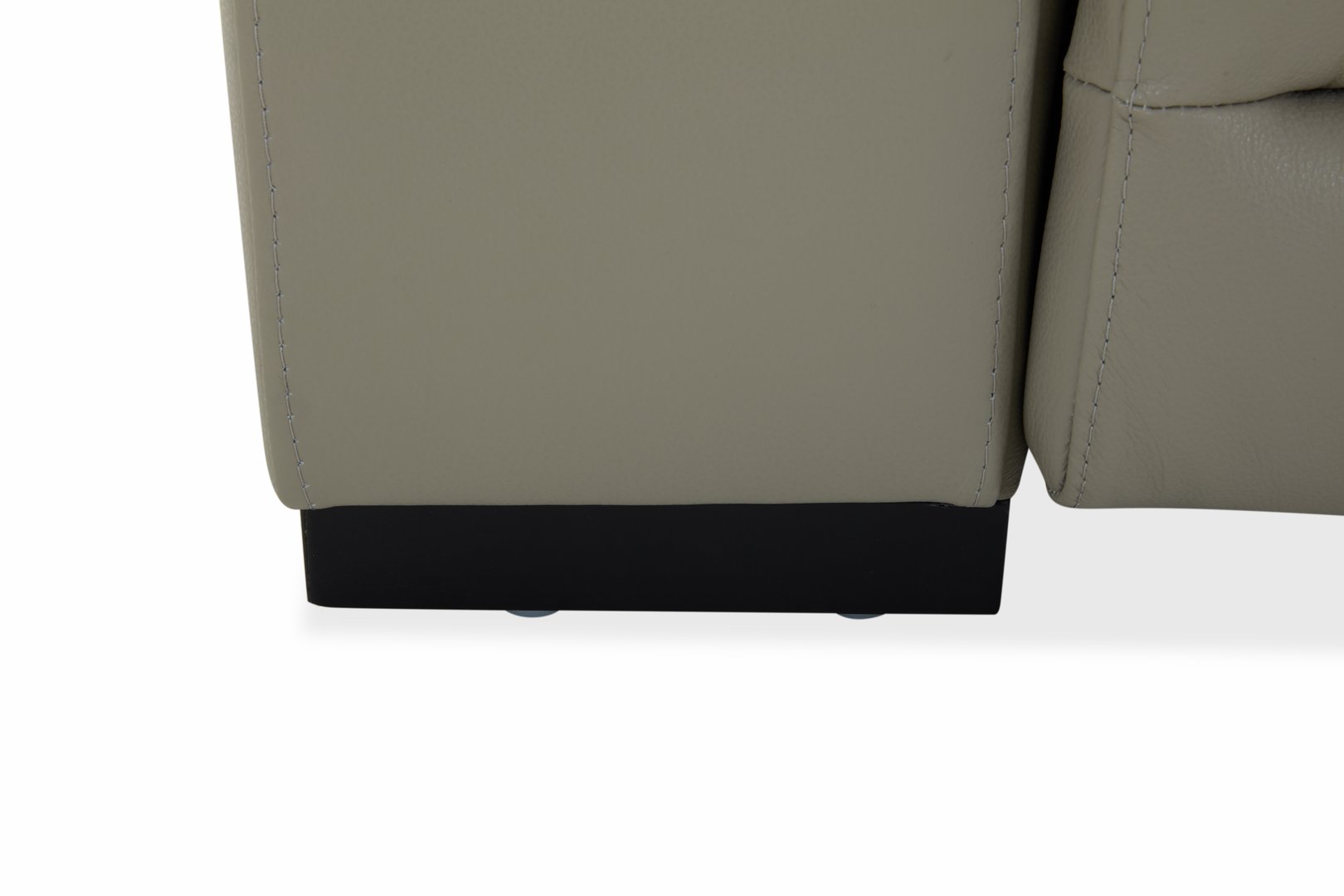 DANTE 1 SEATER LEATHER LIGHT GREY