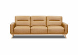 Alicia 3.5 Seater Tan Leather