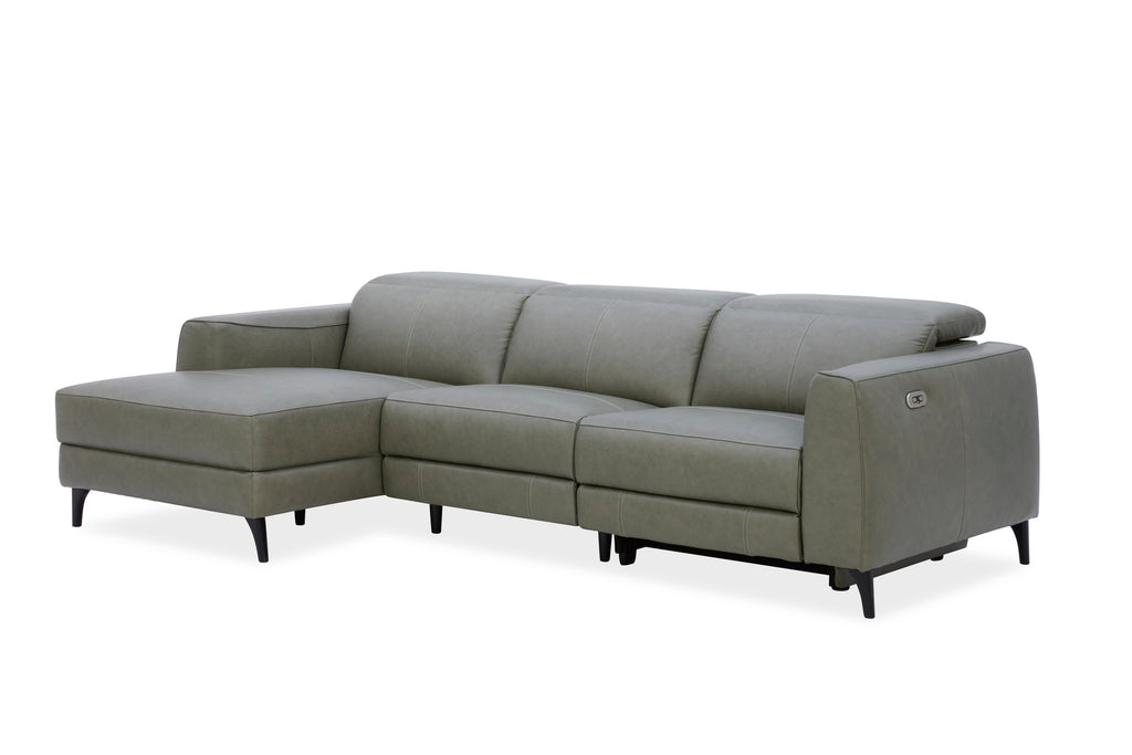 Bellagio 2.5 Seater Chaise Vintage Dakota Leather