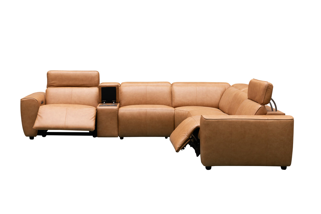 Bella Leather Corner Suite