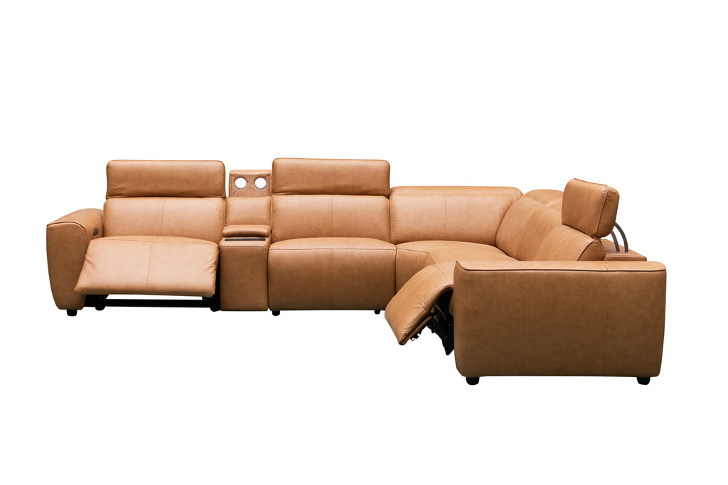 Bella Leather Corner Suite