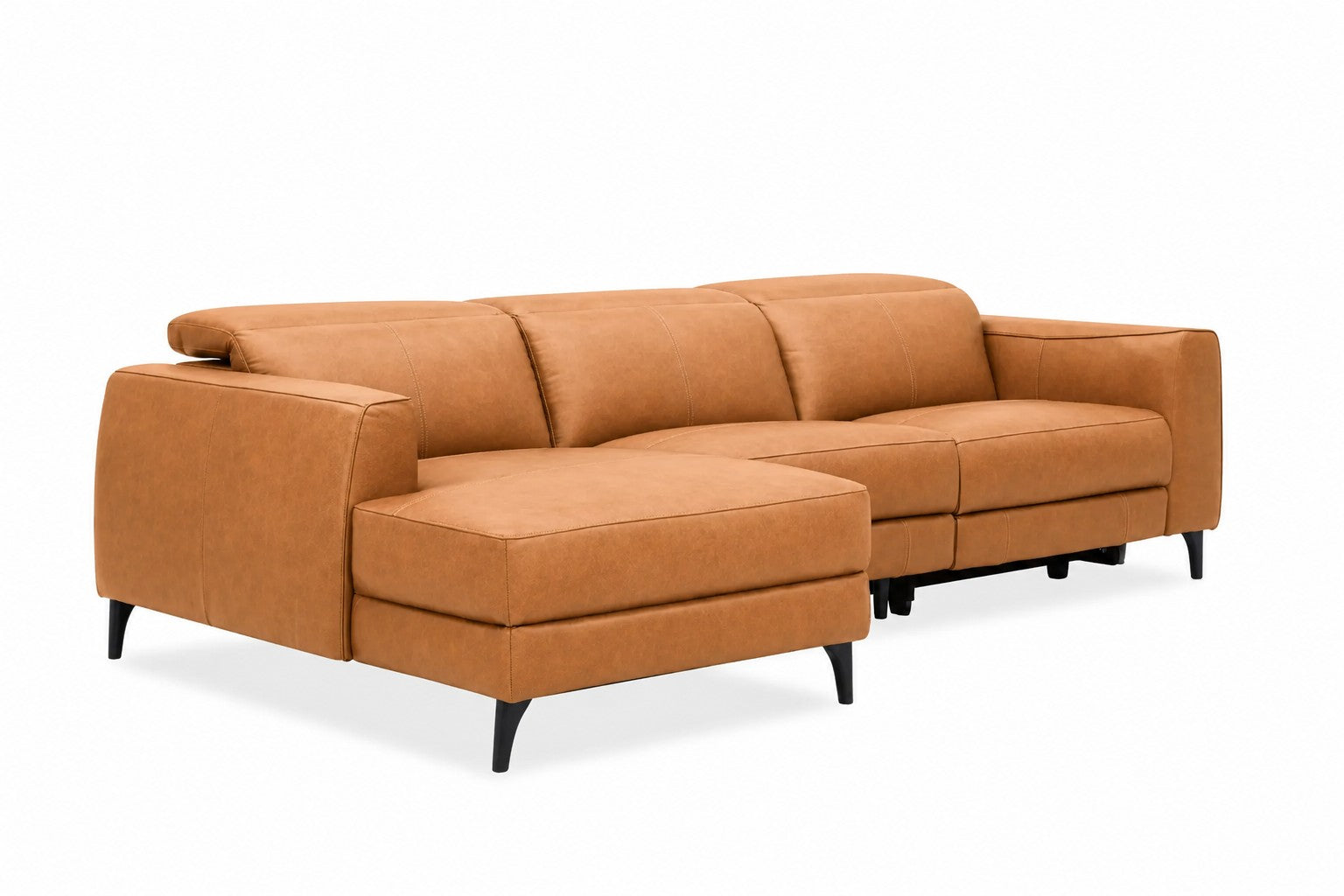 Bellagio 2.5 Seater Chaise Vintage Dakota Leather