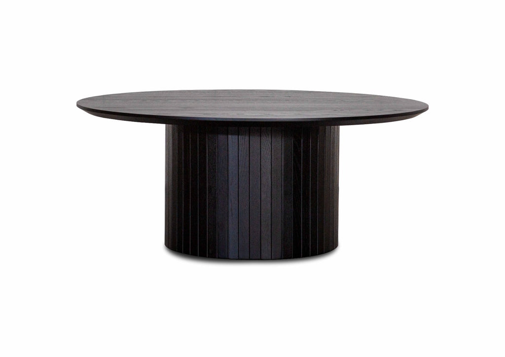 Positano Black Round Coffee Table