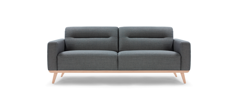 Smile 2.5 Seater Charcoal