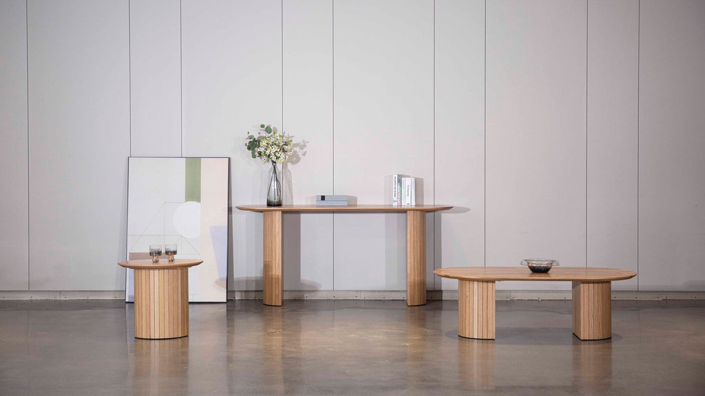 Positano Natural Oval Coffee Table