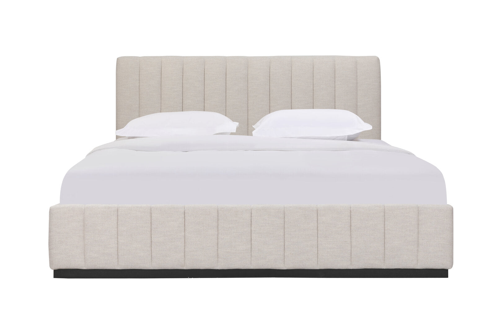 Emy Beige Gas Lift Storage Bed