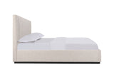 Emy Beige Gas Lift Storage Bed