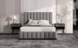 Emy Charcoal Gas Lift Storage Bed