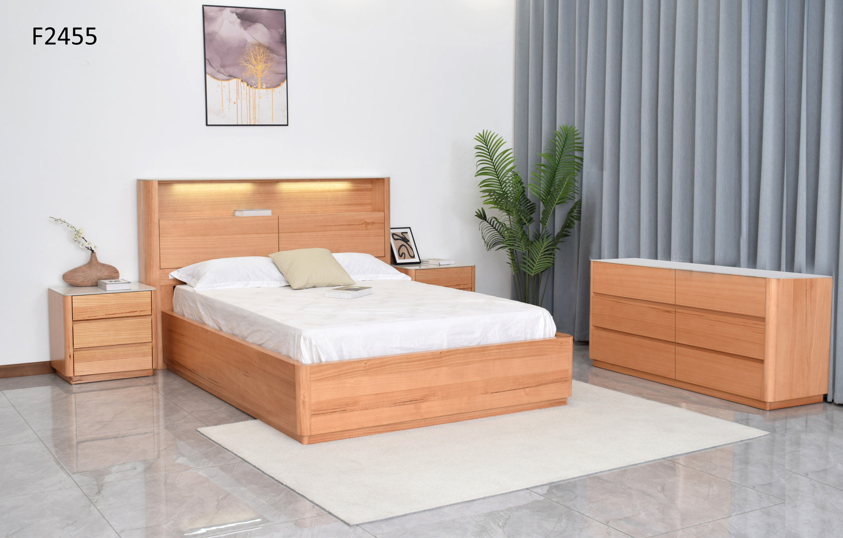 Essence Bedside Table Natural