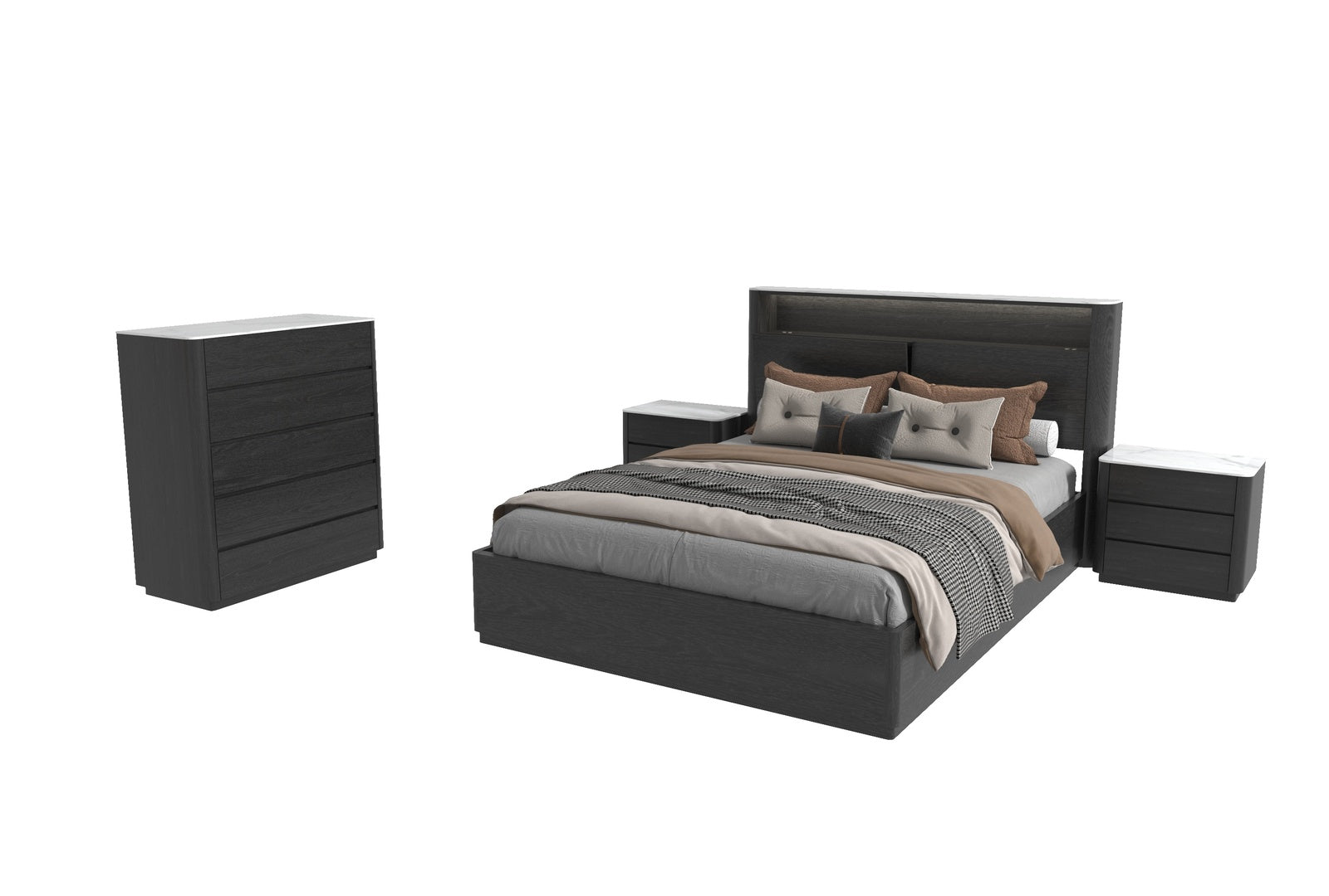 Essence Bedside Table Black