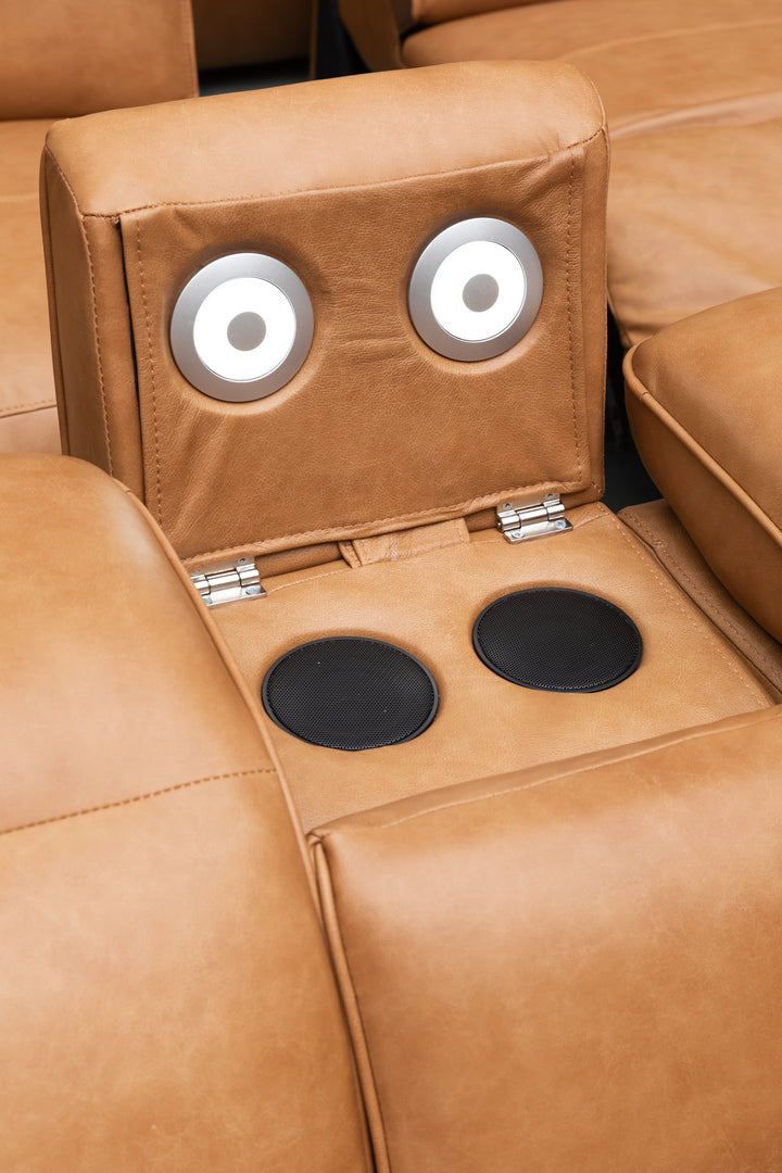 Bella Leather Corner Suite