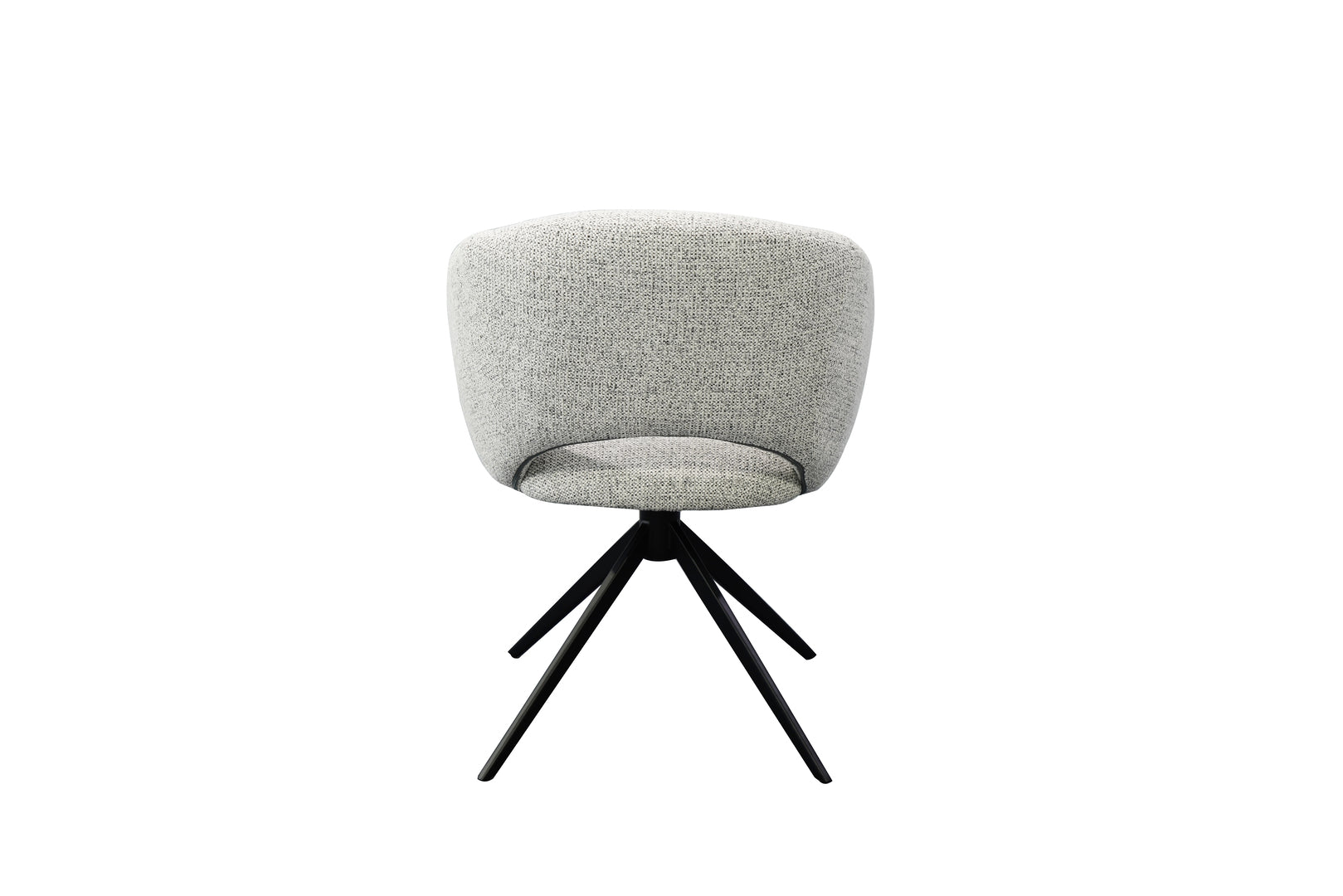 Kiki Fabric Metal Swivel Chair