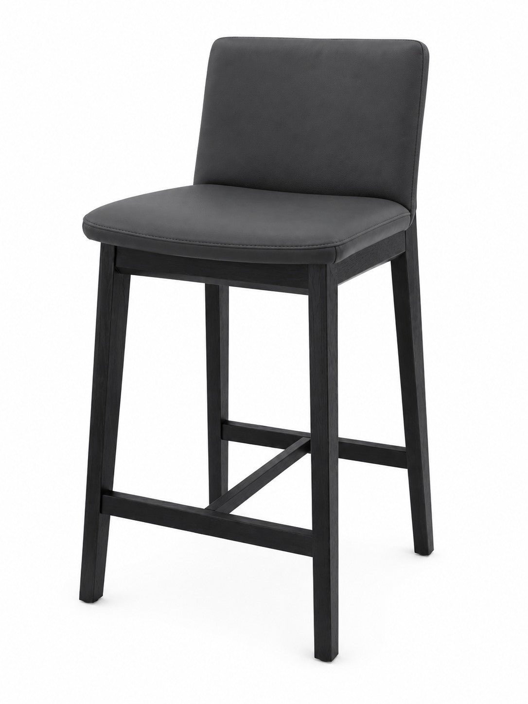 Matteo Leather Bar Stool