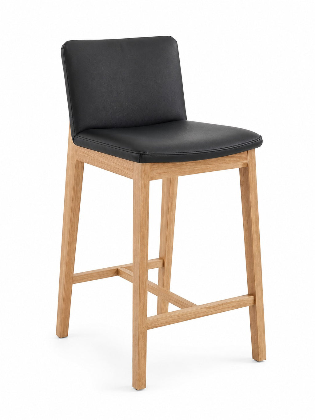 Matteo Leather Bar Stool