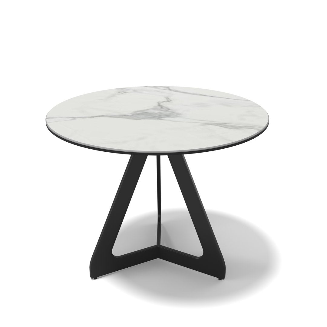 Flute Lamp Table Black