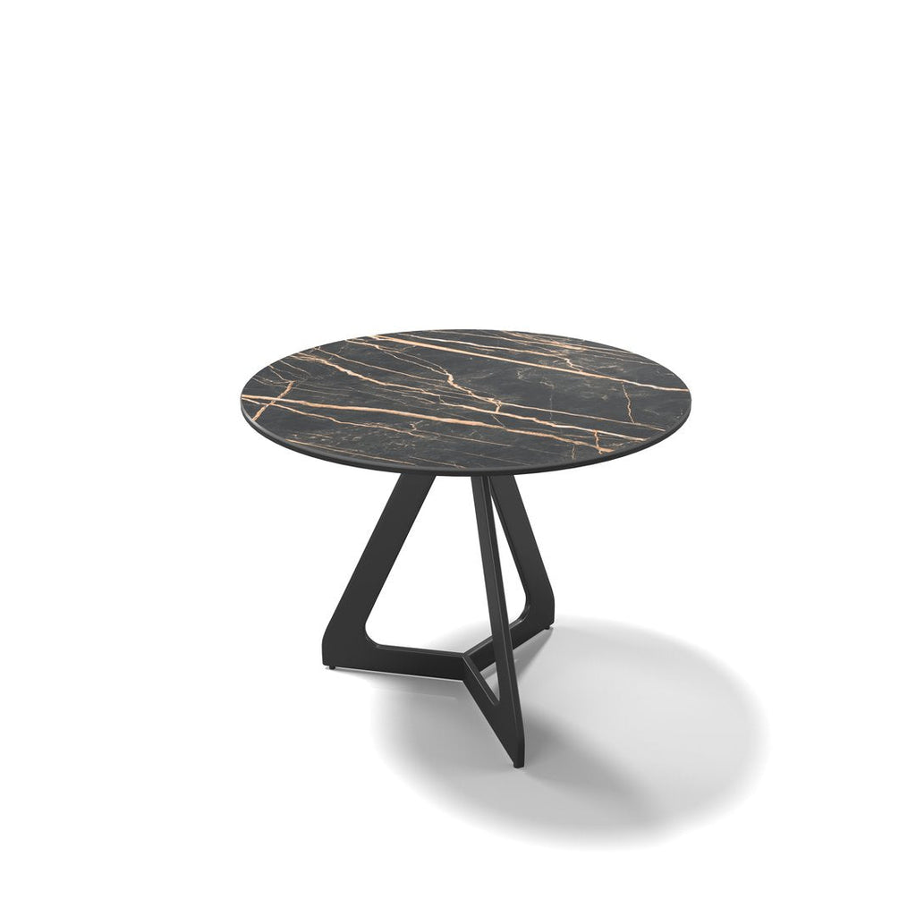 Flute Lamp Table Black