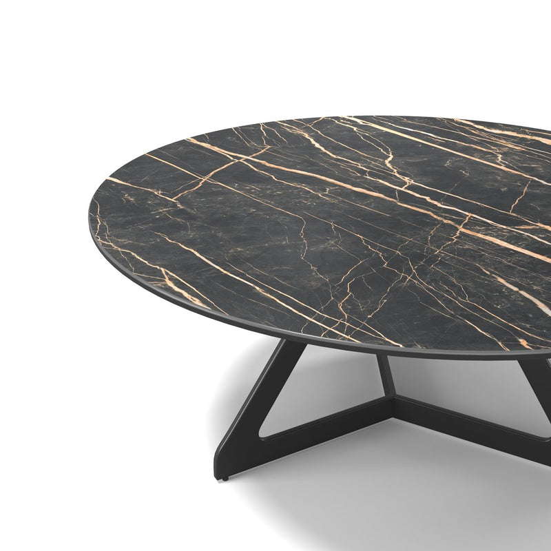 Flute Coffee Table White