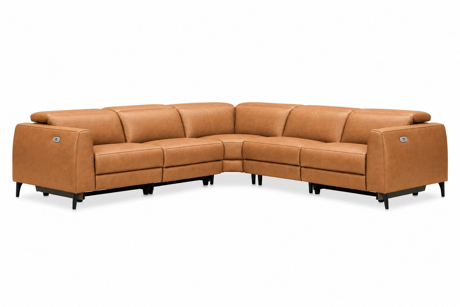 Bellagio Corner Modular Vintage Dakota Leather