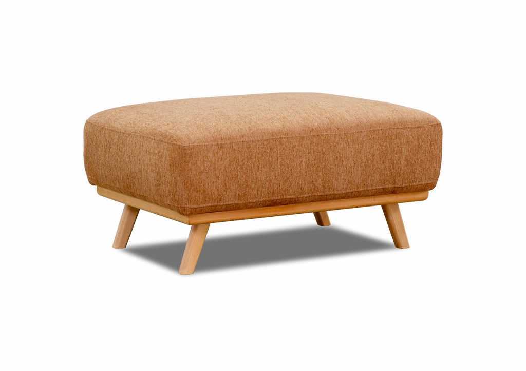 Alicia Ottoman Rustic Orange