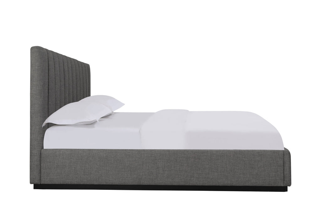 Emy Charcoal Gas Lift Storage Bed