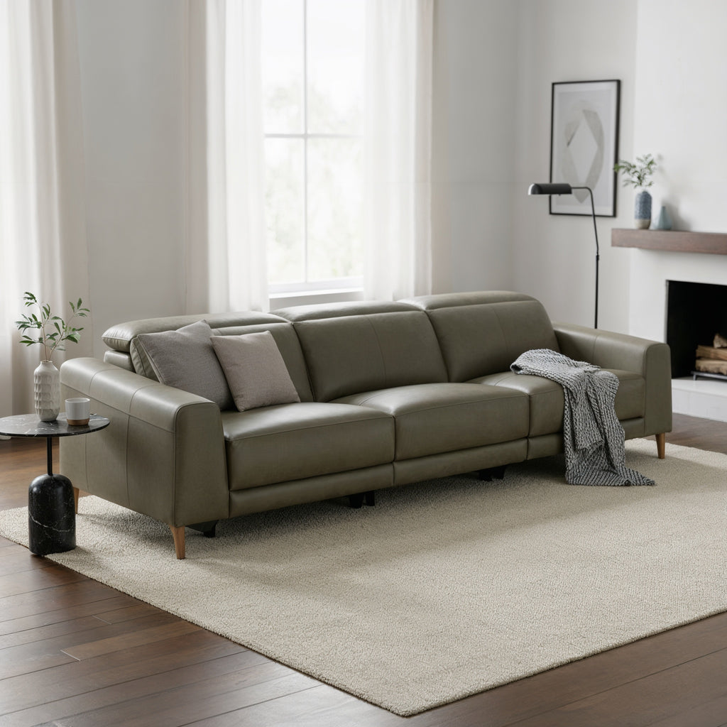 Milano Sofa Vintage Forest Dakota Leather