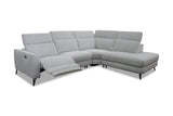 FLAIR 2.5 SEATER CHAISE FABRIC ICE GREY