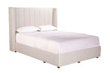 grace fabric bed frame draws